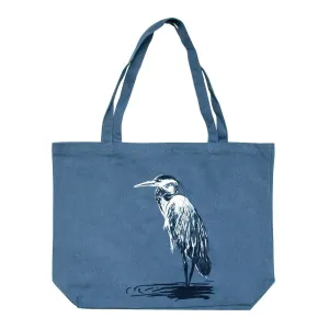 Great Blue Heron Jumbo Tote Bag