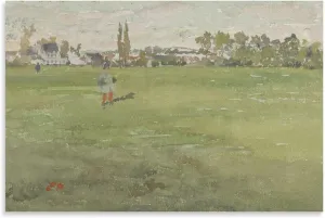 Green And Silver- Beaulieu, Touraine by James·McNeill Whistler Room Aesthetic Poster Print Art Wall Painting Canvas Posters Gifts Modern Bedroom Decor 12x18inch(30x45cm)