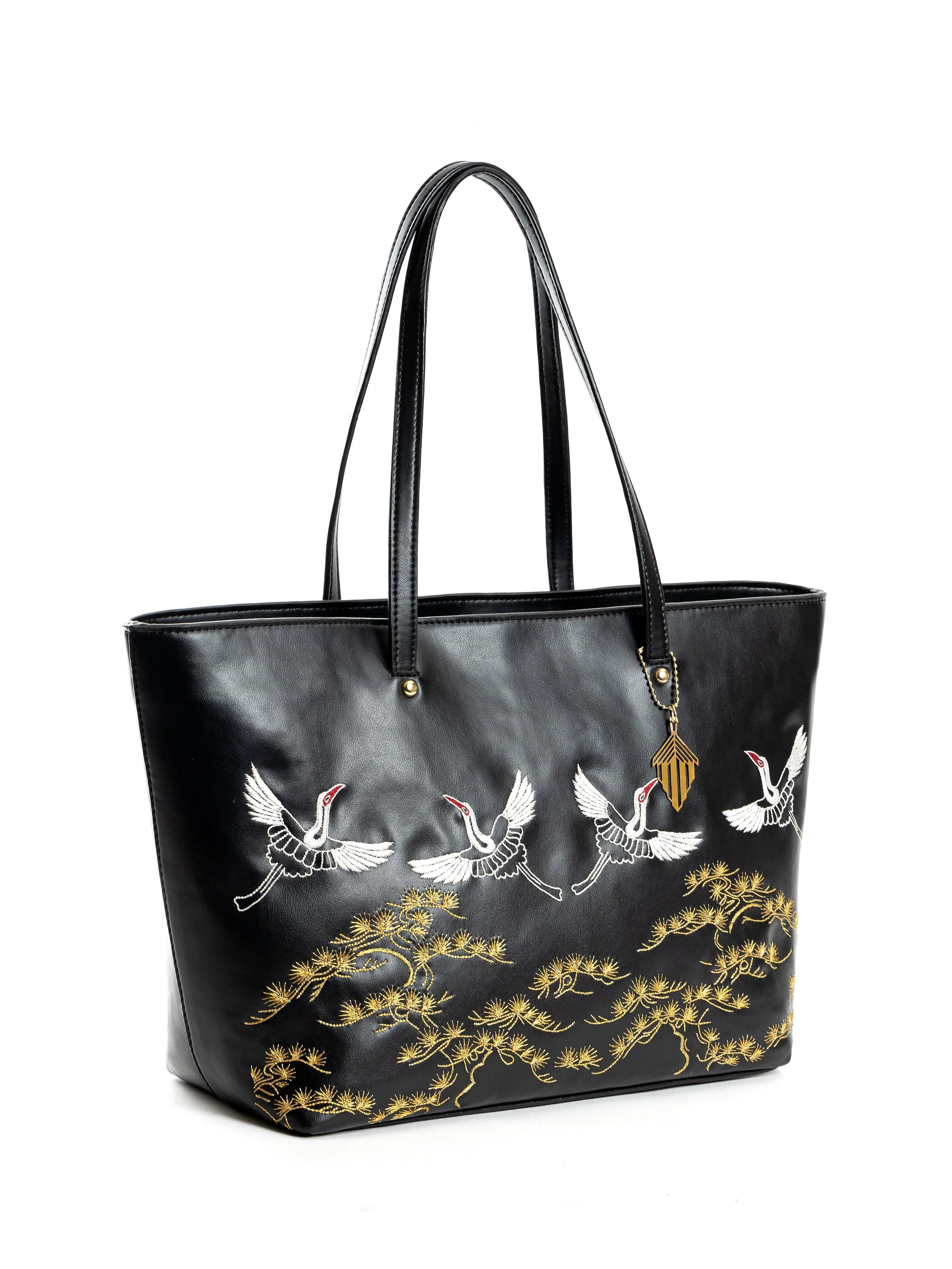 Green Hermitage Antheia Vegan Leather Tote Bag