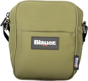 Green Polyester Shoulder Men's Bag