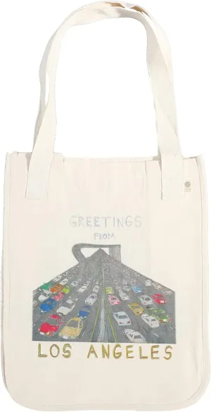 Greetings from LA Cotton Canvas Tote Bag