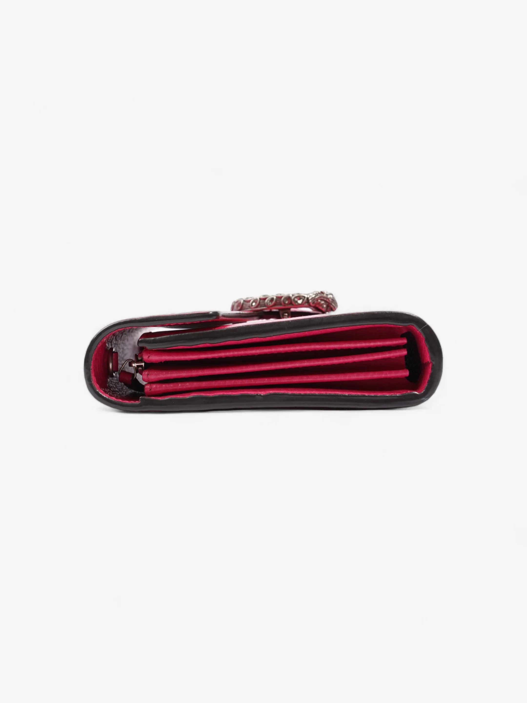 Gucci Dionysus Chain Wallet Neon Pink Leather