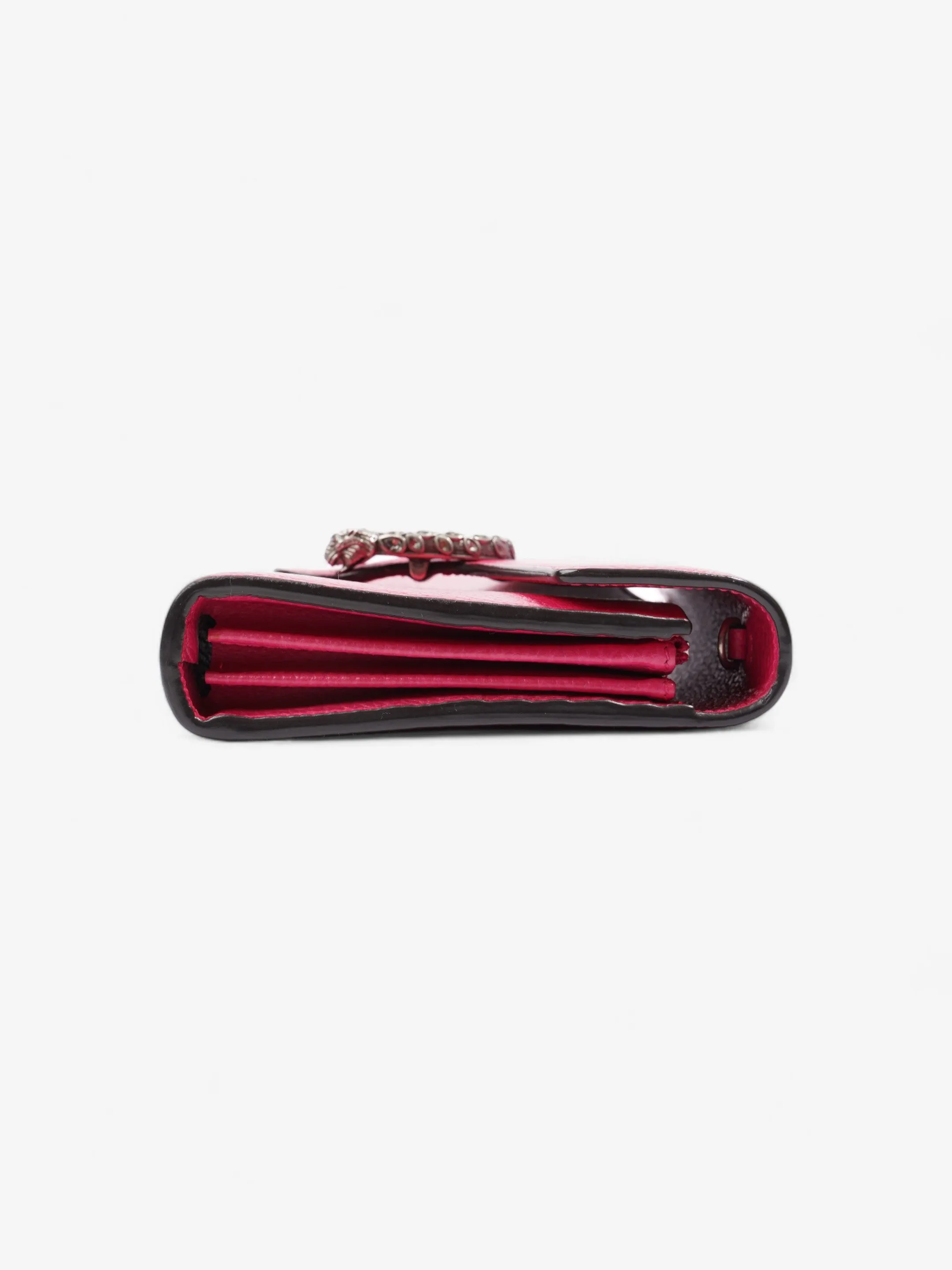 Gucci Dionysus Chain Wallet Neon Pink Leather