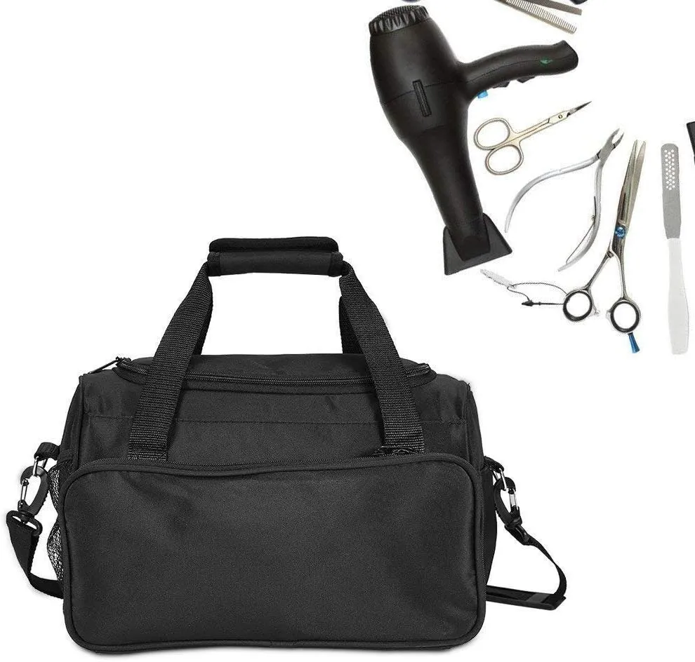 Hair Stylist Bag For Equipment,Hairdressing Tools Bag, Salon Barber Handbag Portable Scissors Comb Holder Hairstyling Case Travel Luggage Pouch