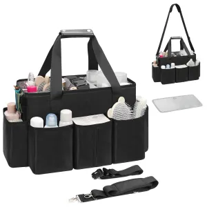 Hairstylist Traveling Bag, Large Capacity Hair Tools Travel Bag, Hairdresser Hair Tool Organizer, Professional Makeup Artist Bag Hairdressering Case with Adjustable Dividers, Hair Stylist Must Have