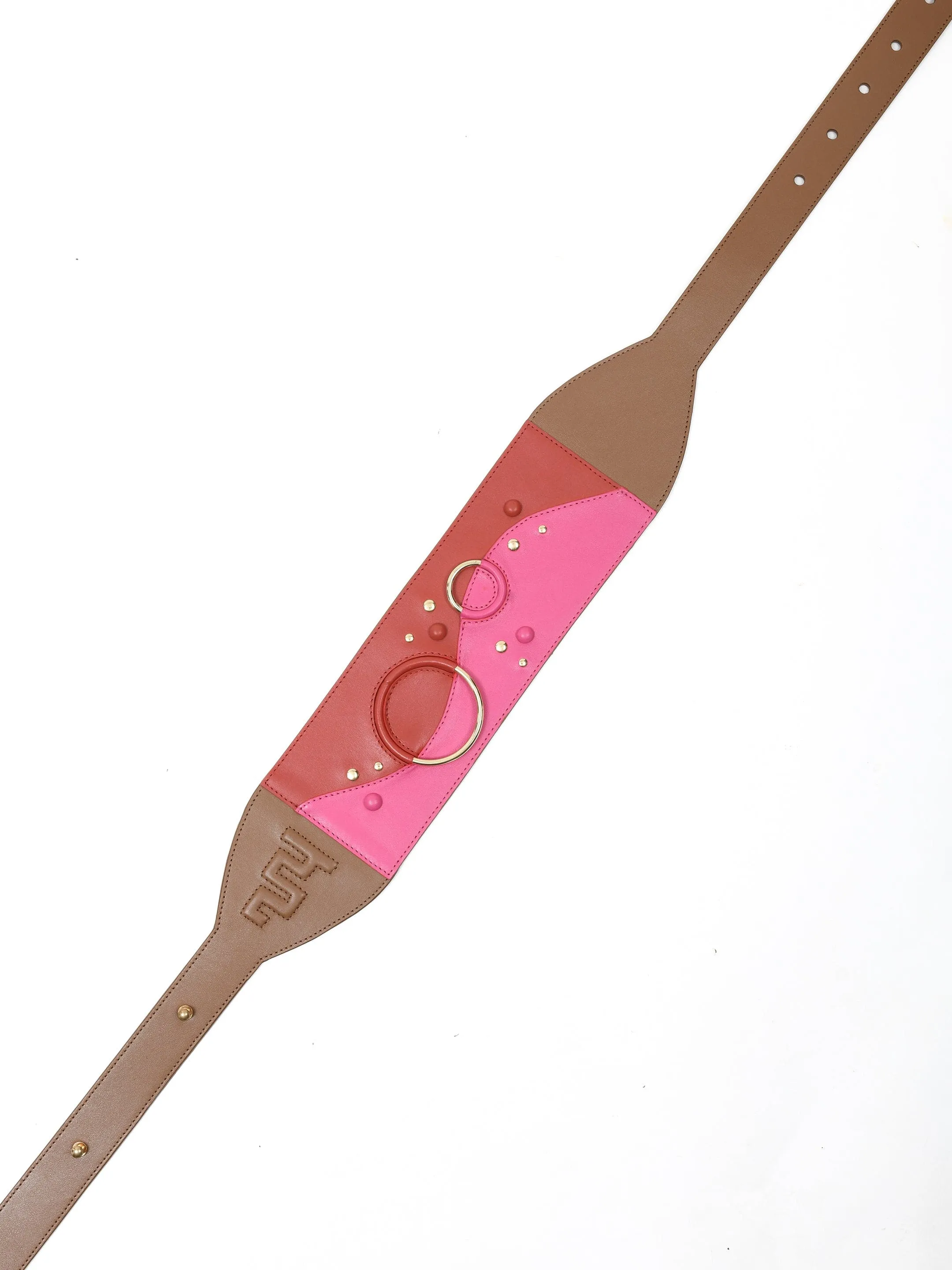 Halo Belt In Pink And Red