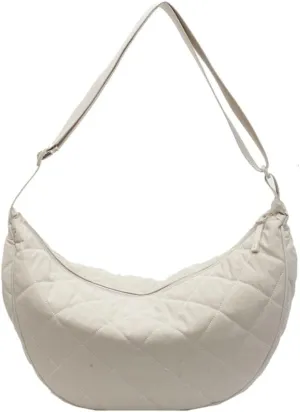 Hand Bags for Women 2024 Puffer Tote Bag Dumpling Bag Crescent Bag Nylon Crossbody Bags for Women Quilted Bag Commuter Tote