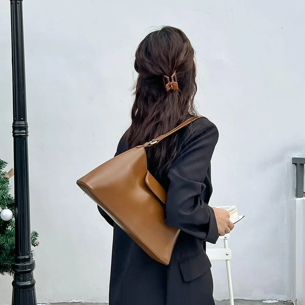 Hand bags for Women 2024 Purses for Women Trendy Women's Shoulder Handbags Black Purse Large Capacity Underarm Bag