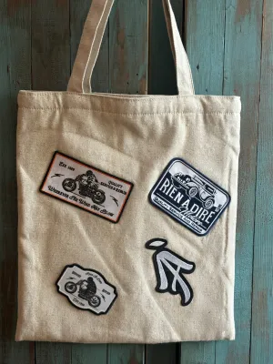 Handmade Canvas Bag - “Storyline”