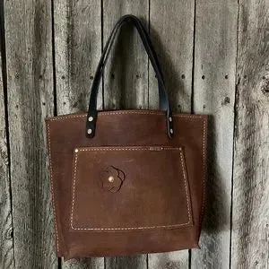 Handmade Leather Tote Bag
