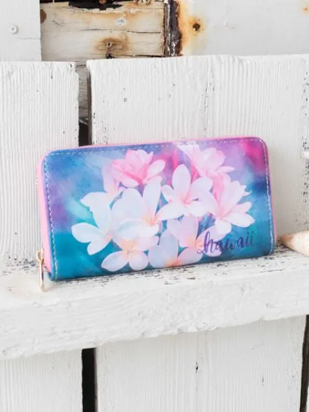 HAWAIIAN Flower Long Wallet