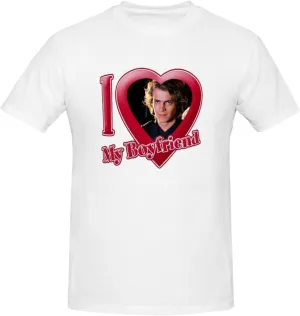 Hayden Music Christensen T-Shirts Men's Shirt Cotton Casual Short Sleeve Fit Summer Crew Neck Tees Black