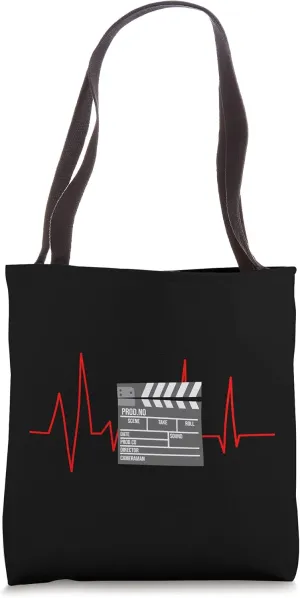 Heartbeat Filmmaker Tote Bag