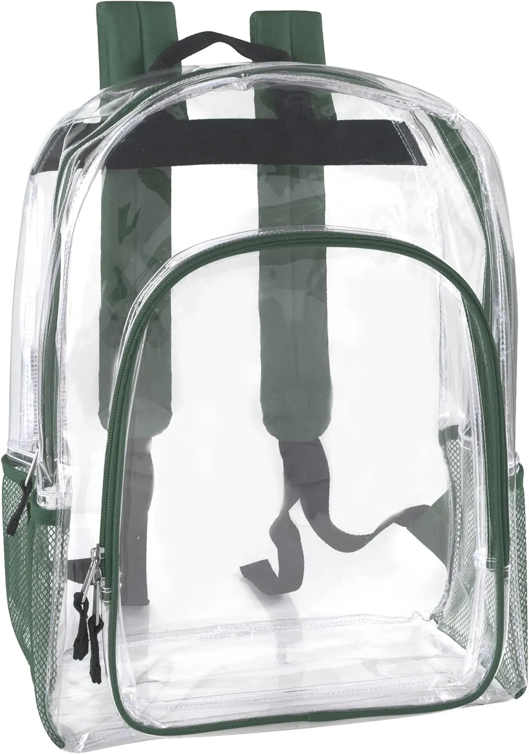 Heavy Duty Clear See Through Backpack | Transparent Clear Backpack Bags Stadium Approved for Women, Men, School, Travel