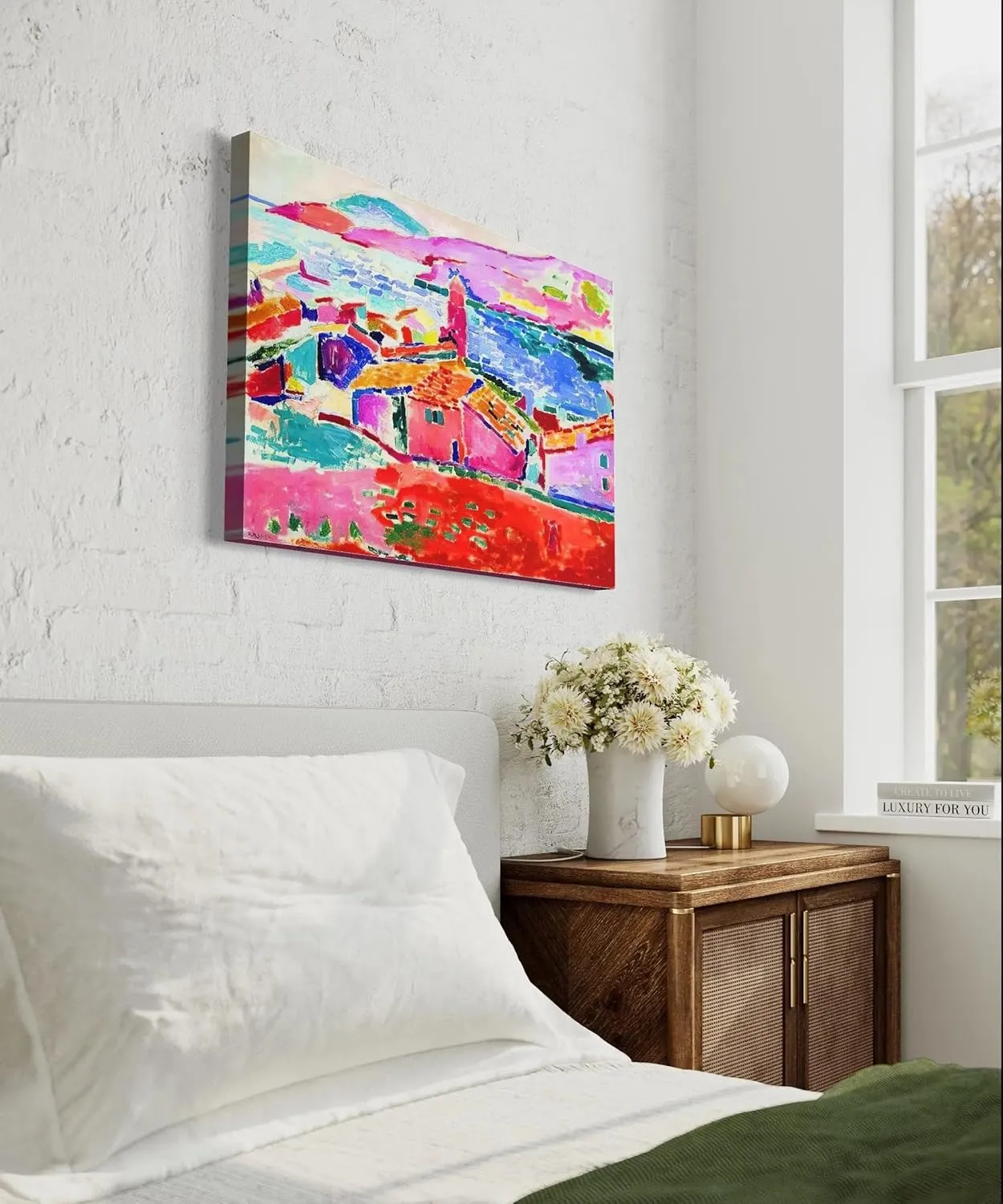 Henri Matisse “View of Collioure” Canvas Art | Vibrant Fauvism Wall Decor | Modern Poster Print