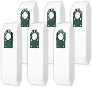 HEPA Bags for Riccar Supralite RLH-6, R10S, R10CV, R17, R10P, R10, RLHC-6; for Simplicity Freedom SLH-6, S10S, S10D, S10CV, S10P, S10, S10SAND, SLHC-6 Upright Vacuums, 6 Pack Odor-Fighting Vacuum Bags