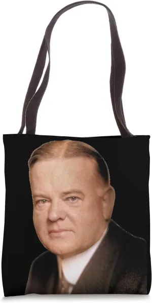 Herbert Hoover Portrait In Color Tote Bag