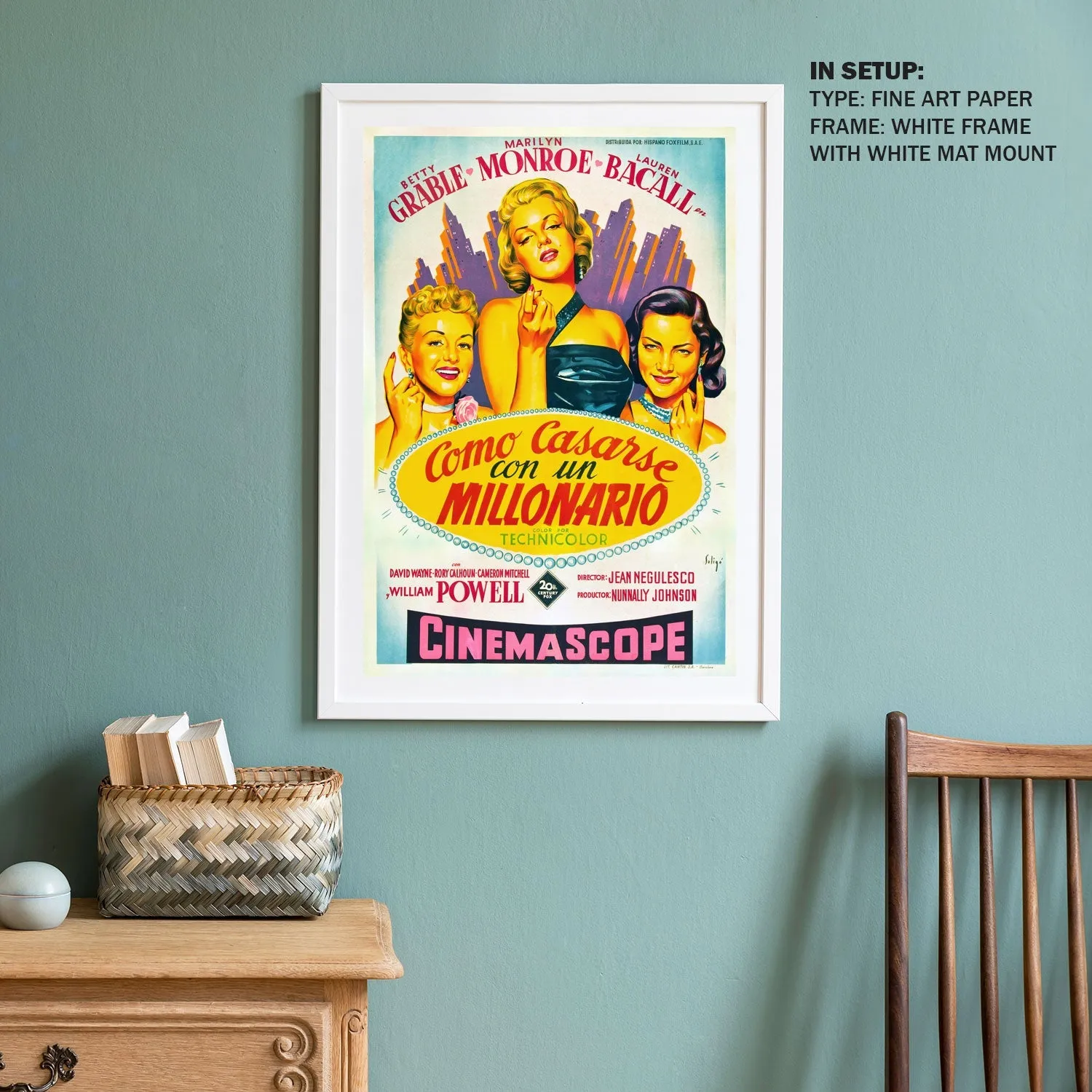 How to Marry a Millionaire I Movie Poster Art