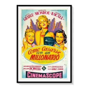 How to Marry a Millionaire I Movie Poster Art