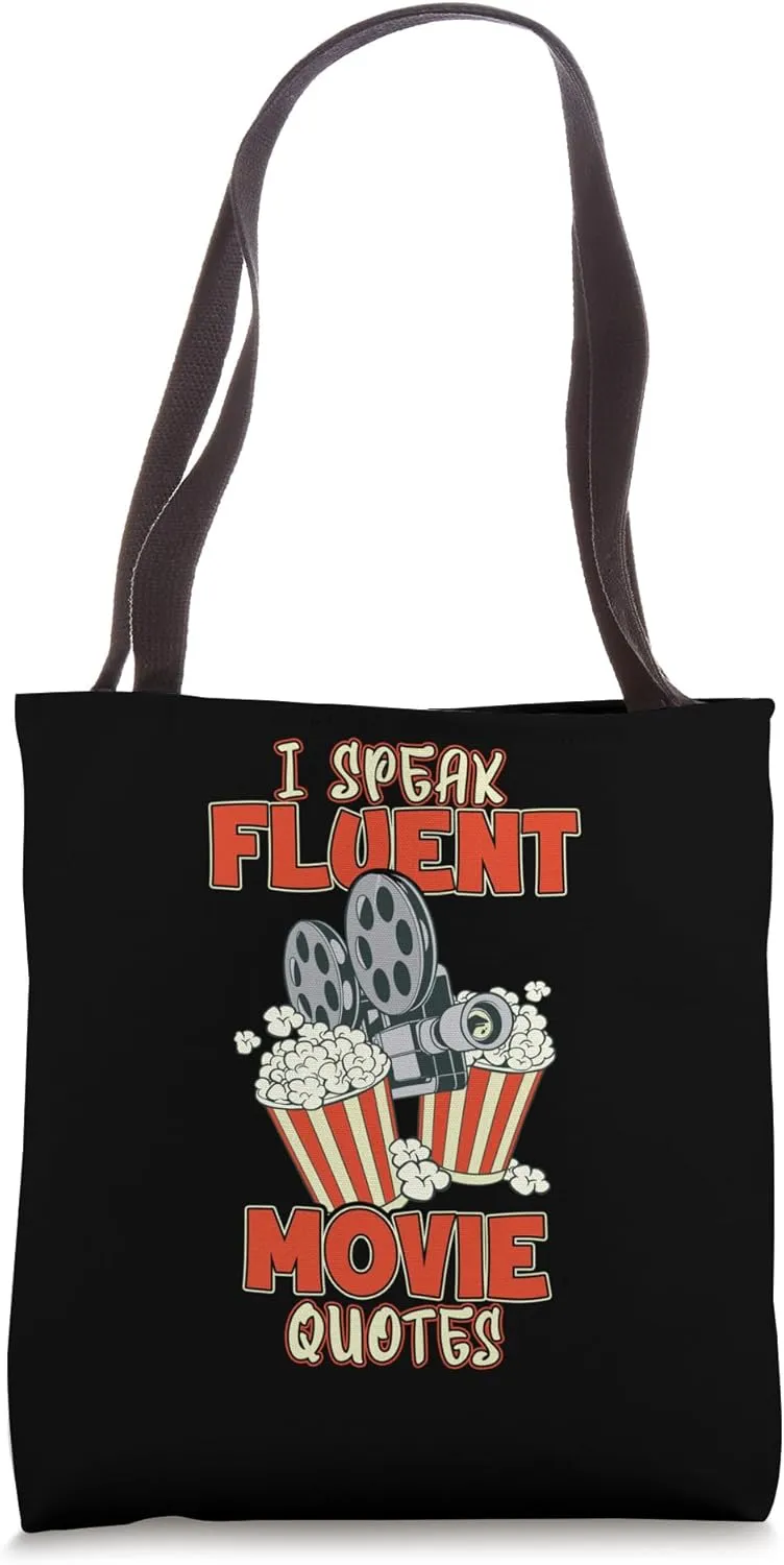 I Speak Fluent Movie Quotes - Dialogue Lover Tote Bag