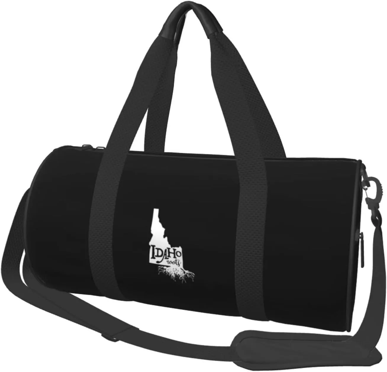 Idaho Roots Convertible Garment Bag with Shoulder Strap, Carry on Garment Duffel Bag for Men Women - Rolling Foldable for Travel Luggage Bags (Black)