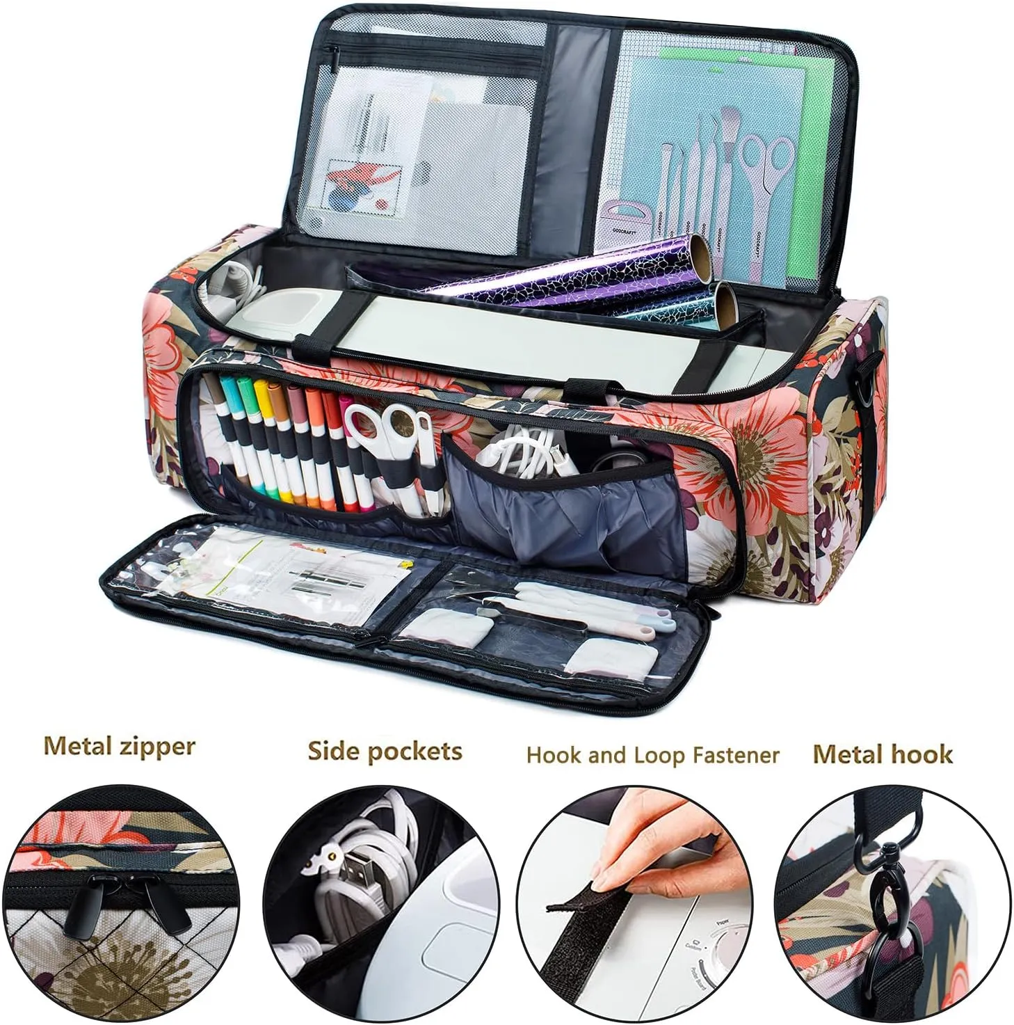 IMAGINING Carrying Case Bag Compatible with Maker, Maker 3, Explore Air 2, Explore 3, Travel Storage Bag with Pockets for Accessories and Suppliers