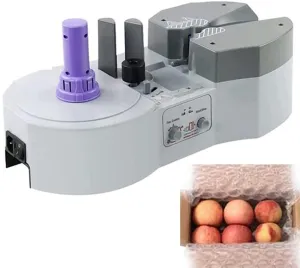Inflatable Packaging System, Air Cushion Machine, Suitable for Three Kinds of Air Cushion Films, Multi-Functional Gourd Film Bubble Inflation Inflation Speed: 3m/min,AmericanStandard
