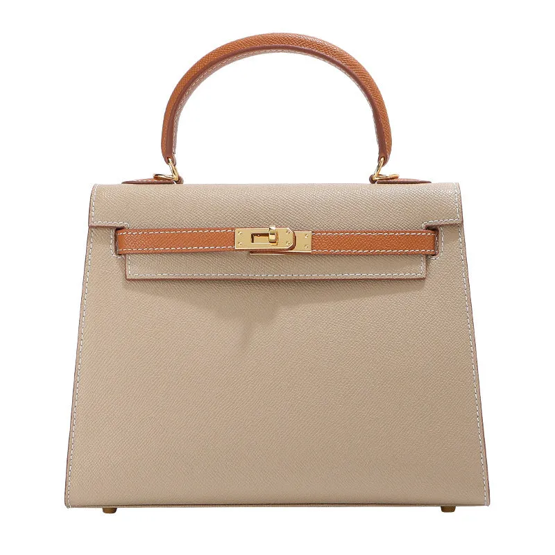Inspired Kelli Bag Bi Color Leather Handbags for Women