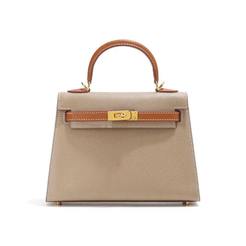 Inspired Kelli Bag Bi Color Leather Handbags for Women