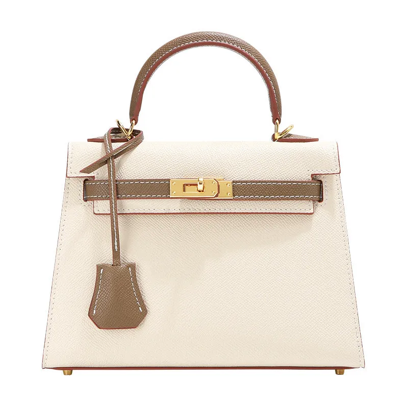 Inspired Kelli Bag Bi Color Leather Handbags for Women