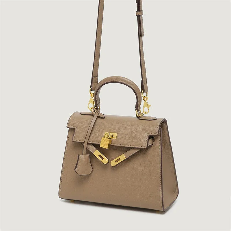 Inspired Mini Kelli Bag Vegan Leather Handbag for Woman