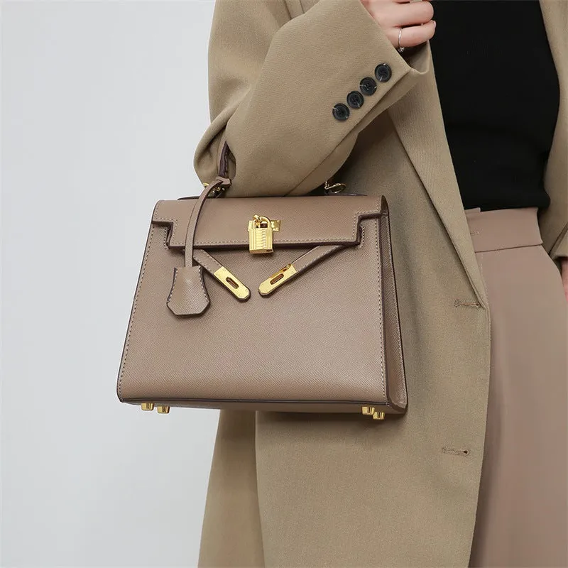 Inspired Mini Kelli Bag Vegan Leather Handbag for Woman