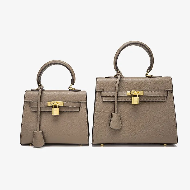 Inspired Mini Kelli Bag Vegan Leather Handbag for Woman