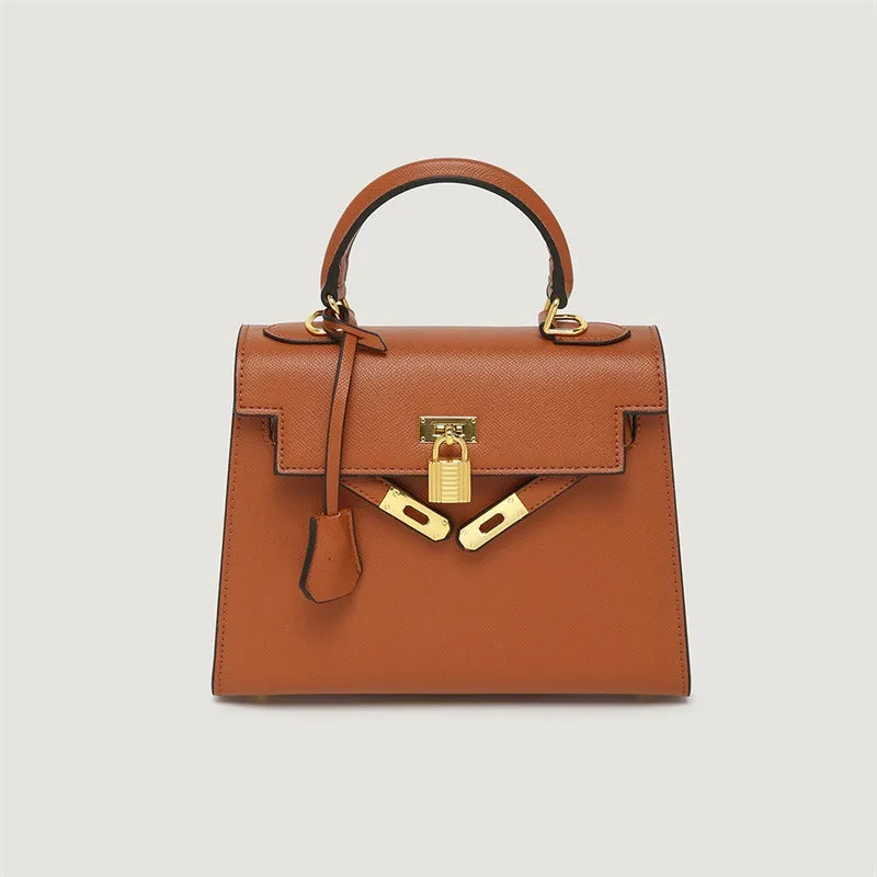 Inspired Mini Kelli Bag Vegan Leather Handbag for Woman