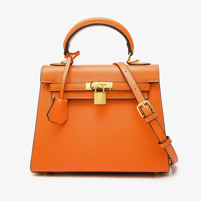 Inspired Mini Kelli Bag Vegan Leather Handbag for Woman
