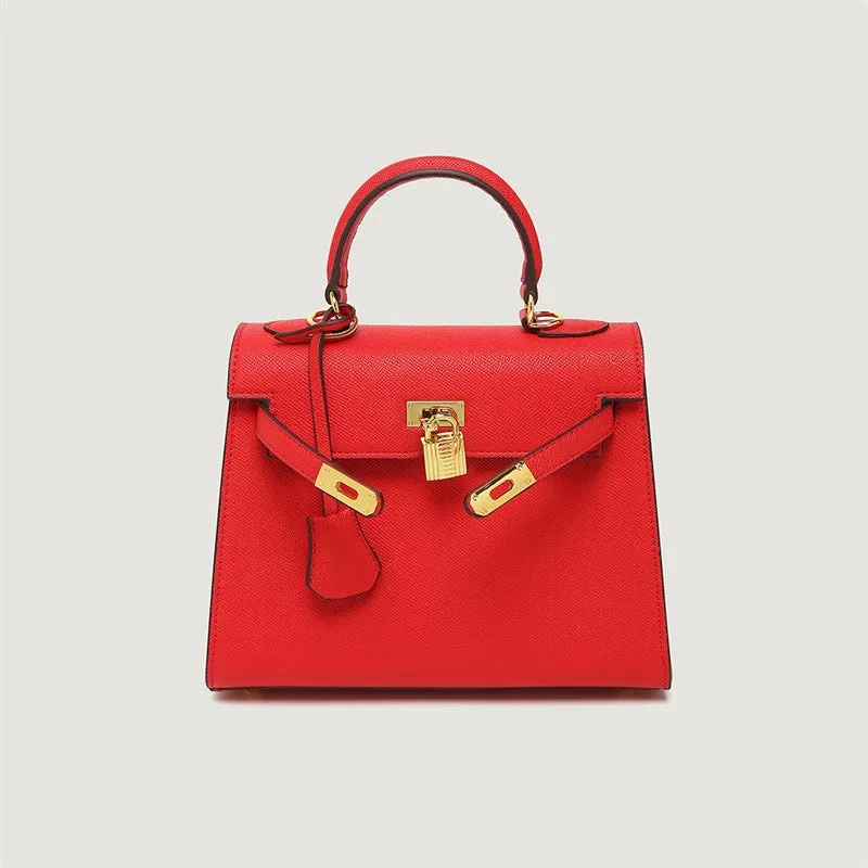Inspired Mini Kelli Bag Vegan Leather Handbag for Woman