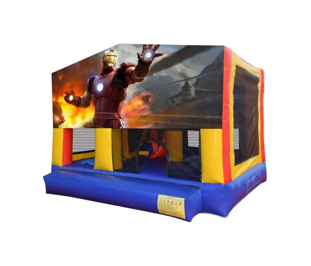 Iron Man Small Slide Jumping Castle
