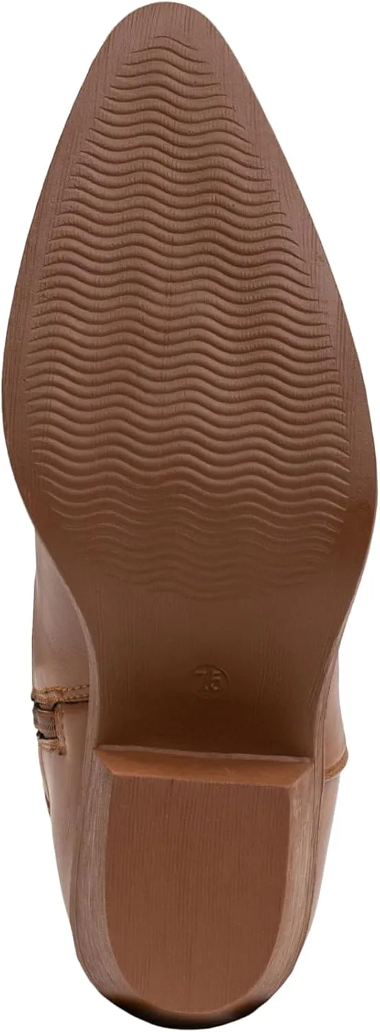 IUV Cowboy Boots For Women Western Cowgirl Boots Pull On Pointy Toe Mid Calf