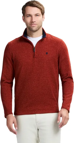 IZOD Men's Thermosoft Quarter Zip Sweater Fleece Pullover