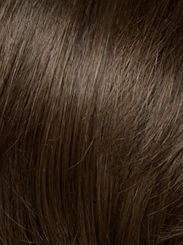 Jade Wig Color Dark Chocolate - Noriko Wigs 9" Shoulder Length Flipped Feathered Layers Synthetic Average Cap Basic Cap Retro Bundle MaxWigs Hairloss Booklet