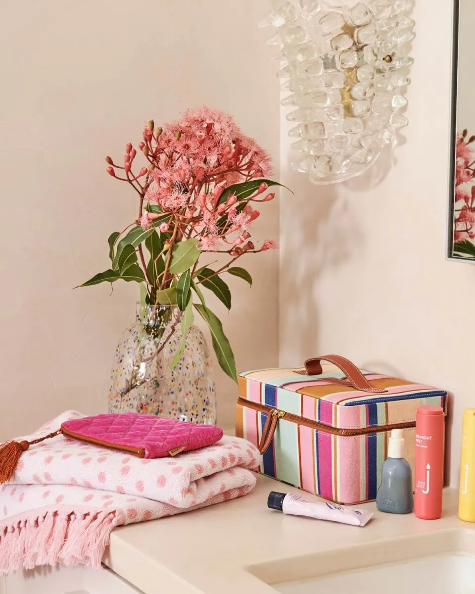 Jaipur Stripe Toiletry Case - Kip & Co
