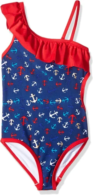 Jantzen Big Girls' Tankini 2 piece Swimsuit, Bon Voyage Print