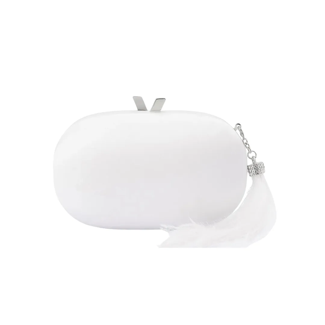 Jenna Clutch - White