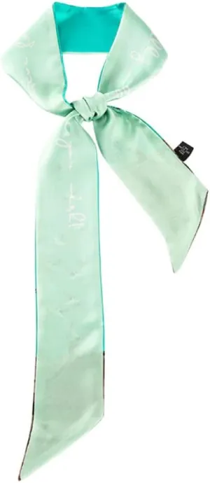 JERLA 100% Mulberry silk Scarf Bag scarf Head Hair Ribbon Handbag Handle wrap Tie Bundle Scarf Neckerchief Scarf for women