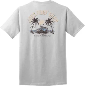 JOES SURF SHOP Men's Early Bird Logo Heavyweight Tees in Regular, Big and Tall