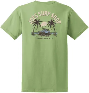 JOES SURF SHOP Men's Early Bird Logo Heavyweight Tees in Regular, Big and Tall