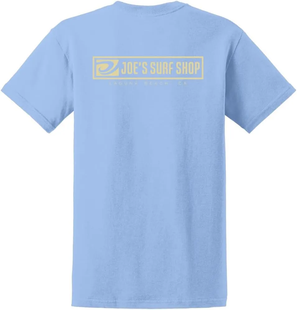JOES SURF SHOP Men's Original Logo Heavyweight Tee in Regular, Big and Tall