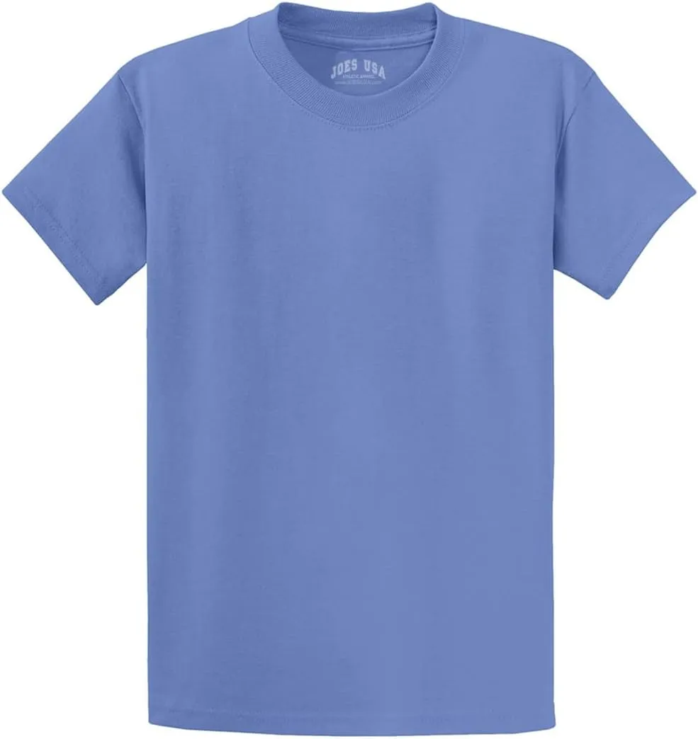 Joe's USA Mens Heavyweight 6.1-Ounce, 100% Cotton T-Shirts in Regular, Big and Tall Sizes