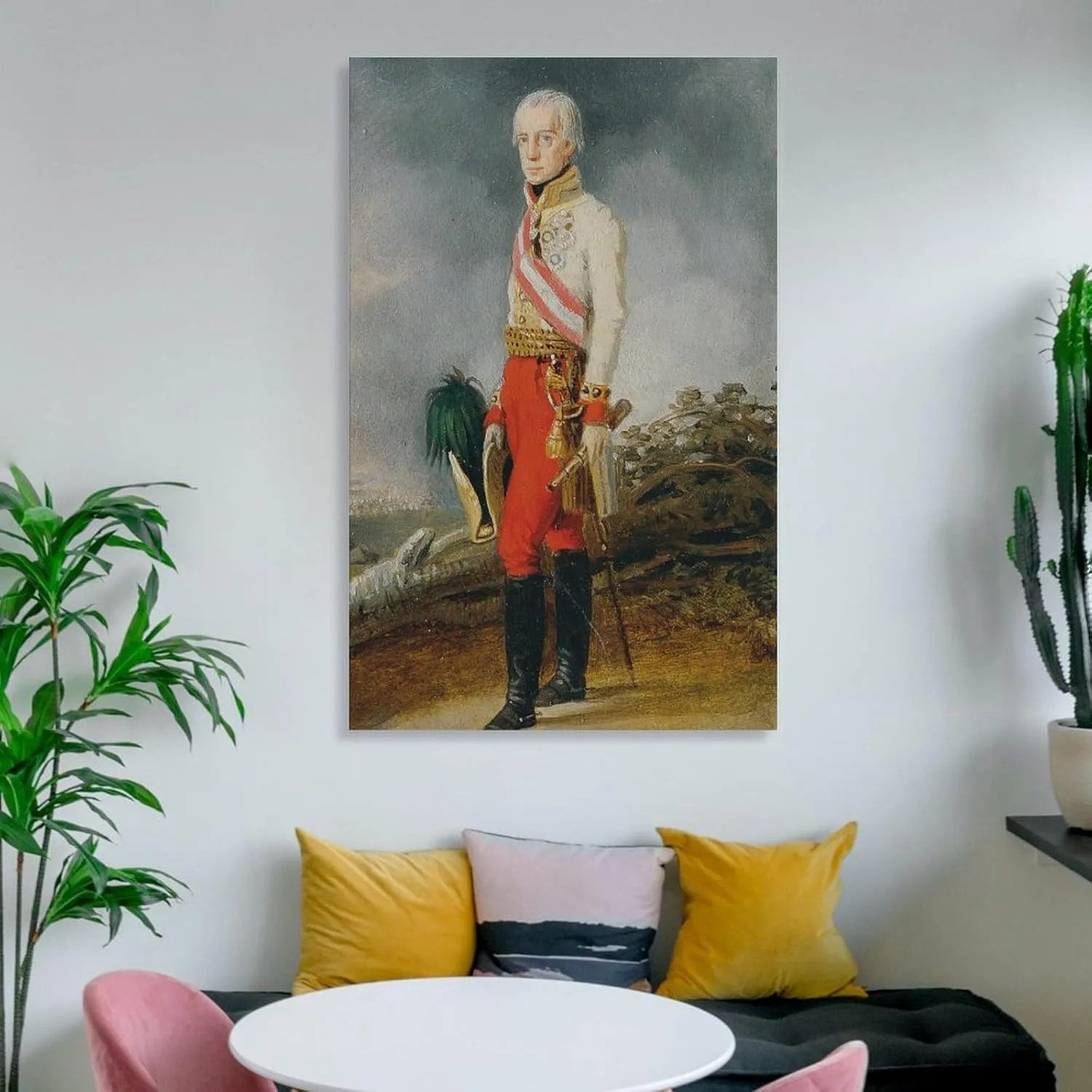 Johann Peter Krafft Posters Print Kaiser Franz I. Von Österreich (1825) Picture Print Wall Art Poster Painting Canvas Posters Artworks Gift Idea Room Aesthetic 24x36inch(60x90cm)