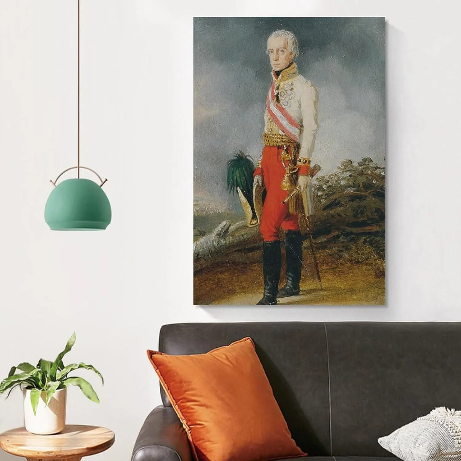 Johann Peter Krafft Posters Print Kaiser Franz I. Von Österreich (1825) Picture Print Wall Art Poster Painting Canvas Posters Artworks Gift Idea Room Aesthetic 24x36inch(60x90cm)